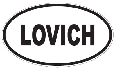 LOVICH - Oval Magnet