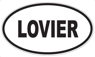 LOVIER - Oval Magnet