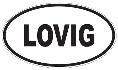 LOVIG - Oval Sticker