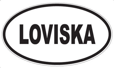 LOVISKA - Oval Sticker