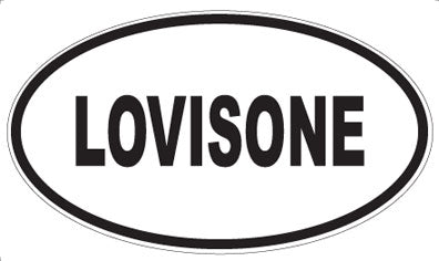 LOVISONE - Oval Sticker