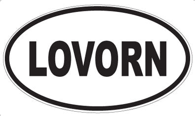 LOVORN - Oval Magnet