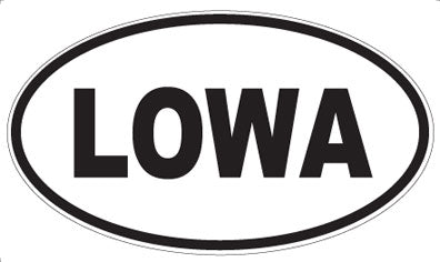 LOWA - Oval Sticker