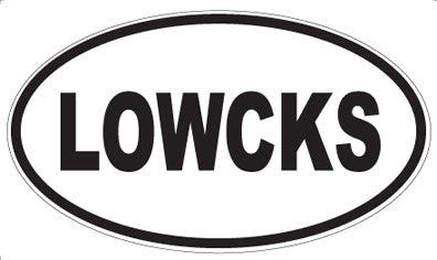 LOWCKS - Oval Magnet