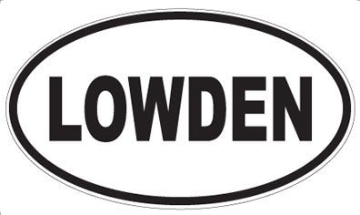 LOWDEN - Oval Magnet
