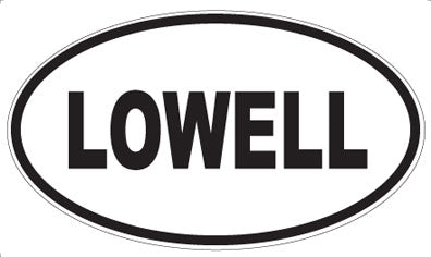 LOWELL - Oval Magnet