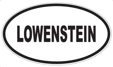 LOWENSTEIN - Oval Magnet