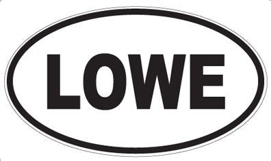 LOWE - Oval Magnet