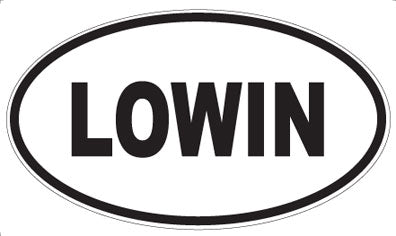 LOWIN - Oval Magnet