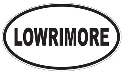 LOWRIMORE - Oval Magnet