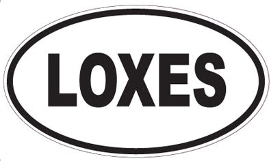 LOXES - Oval Sticker