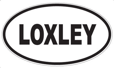LOXLEY - Oval Sticker