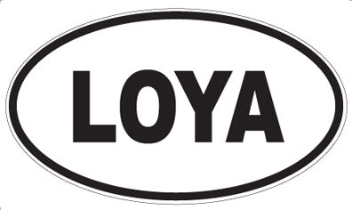 LOYA - Oval Magnet