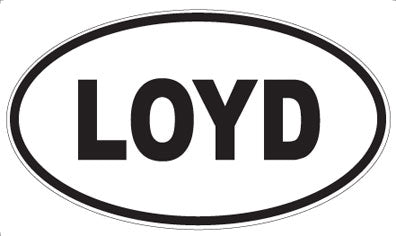 LOYD - Oval Sticker