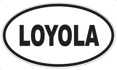 LOYOLA - Oval Sticker