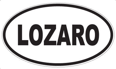 LOZARO - Oval Magnet