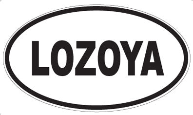 LOZOYA - Oval Magnet