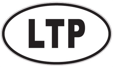 LTP - 3 Letter Initials Oval Sticker