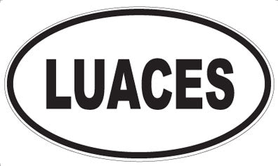 LUACES - Oval Magnet