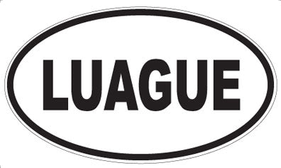 LUAGUE - Oval Magnet