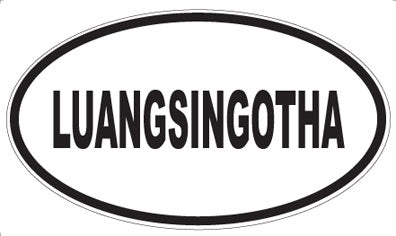 LUANGSINGOTHA - Oval Sticker