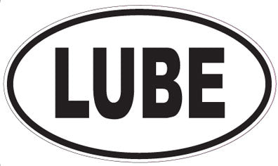 LUBE - Oval Sticker