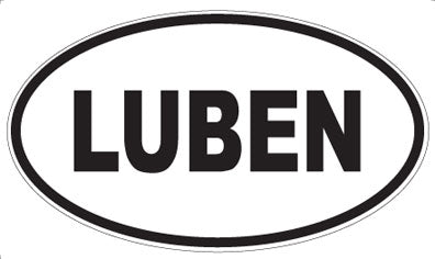 LUBEN - Oval Magnet