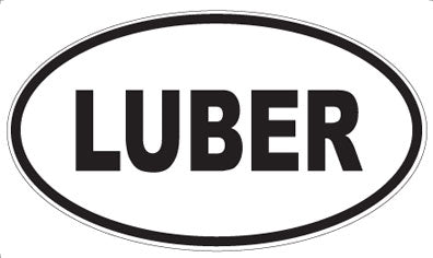 LUBER - Oval Magnet