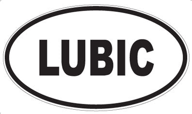 LUBIC - Oval Sticker