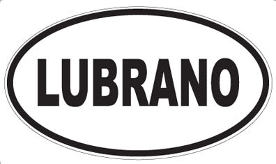 LUBRANO - Oval Magnet