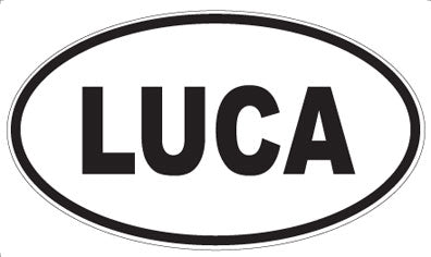 LUCA - Oval Sticker