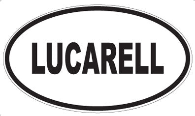 LUCARELL - Oval Magnet