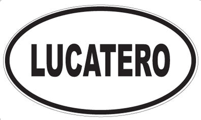 LUCATERO - Oval Magnet