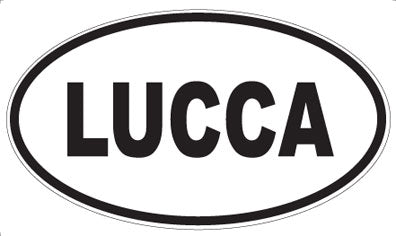 LUCCA - Oval Sticker
