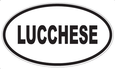LUCCHESE - Oval Sticker