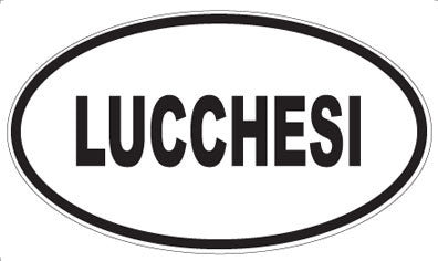 LUCCHESI - Oval Sticker