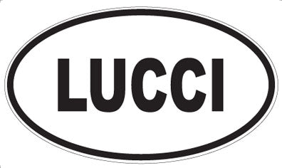 LUCCI - Oval Sticker