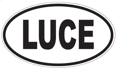 LUCE - Oval Sticker