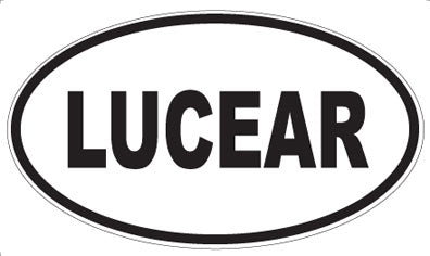 LUCEAR - Oval Sticker