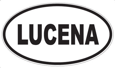 LUCENA - Oval Magnet
