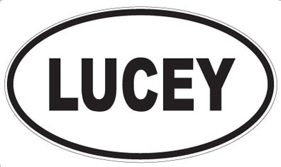 LUCEY - Oval Magnet