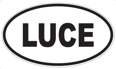 LUCE - Oval Magnet