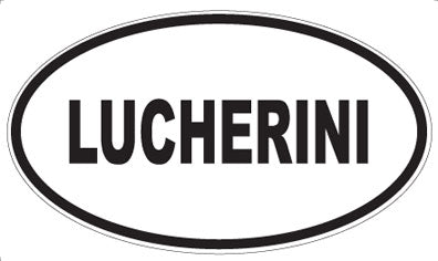 LUCHERINI - Oval Magnet