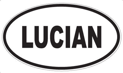 LUCIAN - Oval Sticker