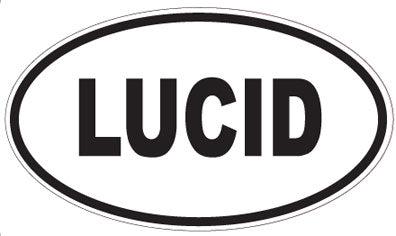 LUCID - Oval Magnet