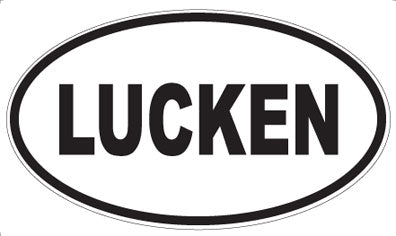 LUCKEN - Oval Magnet
