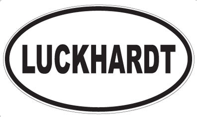 LUCKHARDT - Oval Magnet