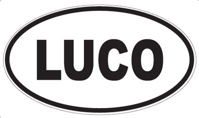 LUCO - Oval Sticker