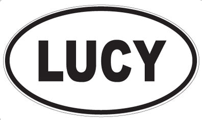 LUCY - Oval Magnet