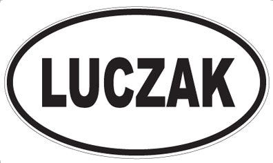 LUCZAK - Oval Sticker